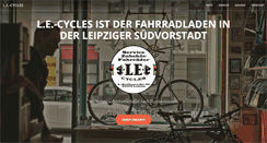 Desktop Screenshot of le-cycles.de